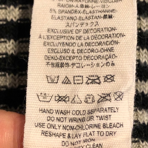 We The Free People thermal striped Gwen Henley - Picture 7 of 8